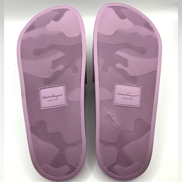 Salvatore Ferragamo “Groove 2 Gancini” Slides – Lilac 💜✨ - Picture 5 of 10